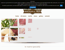 Tablet Screenshot of macelleriarenzini.com